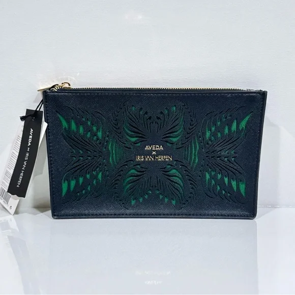 AVEDA IRIS VAN HERPEN SYNTOPIA COSMETIC POUCH NEW With Tag - Picture 1 of 7
